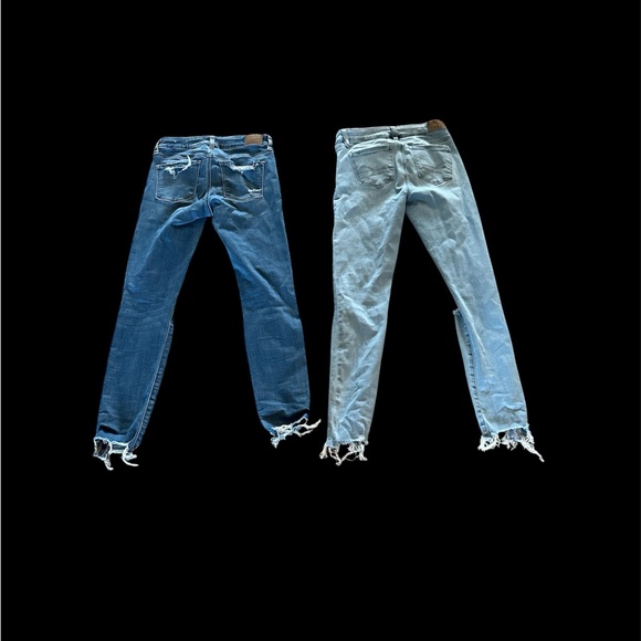 American Eagle Next Level Stretch Jeans. Lot of 2. Size:0 - Picture 2 of 3